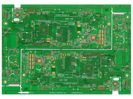 车规级四层BGA线路板 0.2mm孔径 OSP 新能源适用