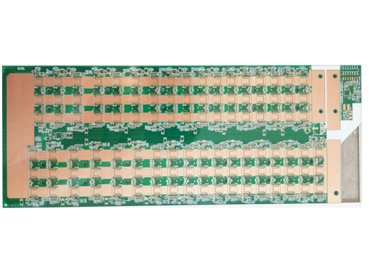 挖矿机铝基板(2W) 假双面1.6mm 4OZ厚铜 OSP