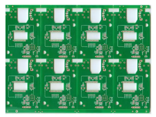 鼠标控制线路板 单面OSP 线宽/线距0.2mm 0.8mm孔径