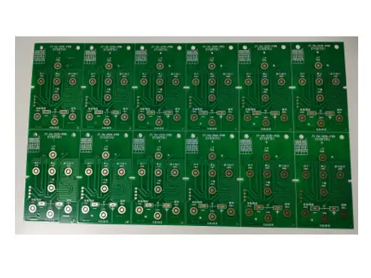 按键金板PCB 2层1.0mm镀金 线宽/线距0.2mm