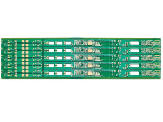 LED电源单面板 OSP工艺 线宽0.3mm/线距0.25mm
