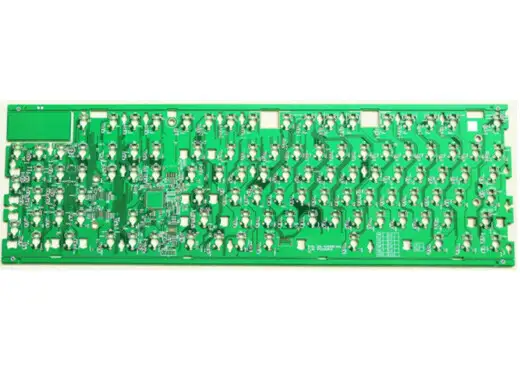 电脑周边机械键盘板 1.6mm OSP/喷锡 0.15mm细线