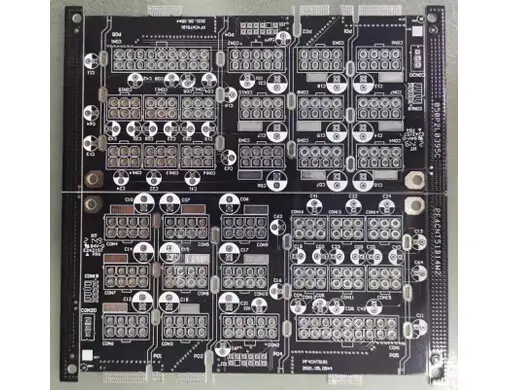 电源大卡板 2层1.6mm 0.5mm孔径 0.4mm线宽线距 100μm铜厚 喷锡